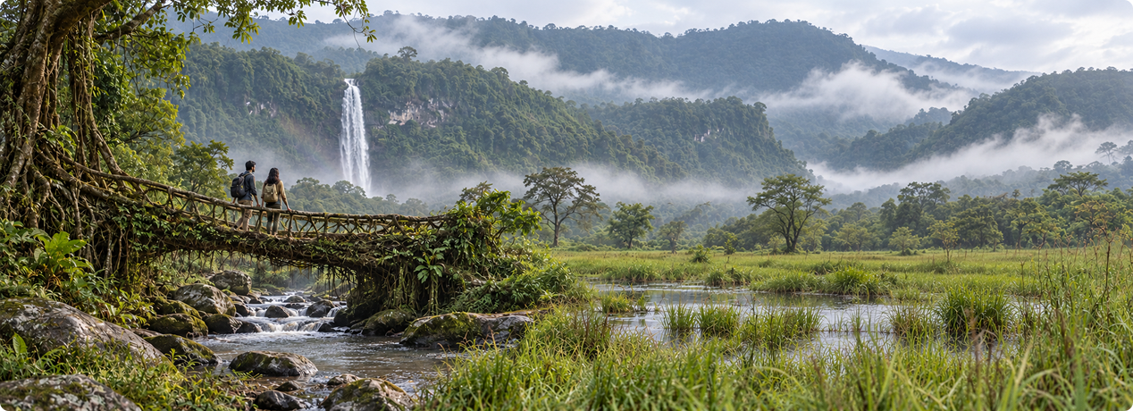 Meghalaya with Kaziranga